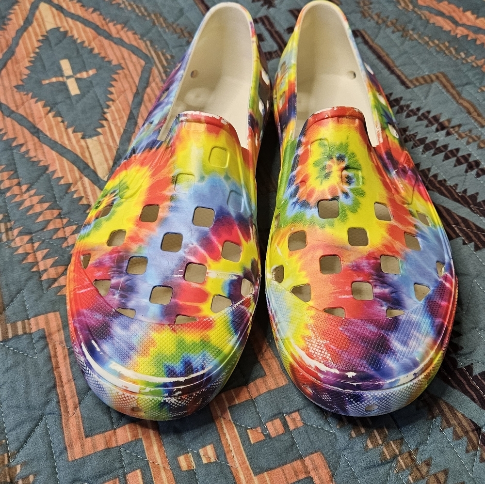 Vans Tie Dye rubber slip‎ ons - Picture 4 of 6